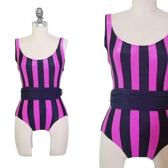 ROSE MARIE REID Vintage 60s One Piece Bathing Suit Swimsuit Size 10 Medium - Picture 11 of 16